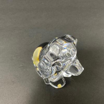 -30- ORREFORS | Swedish Crystal Spaniel Dog Figure | Signed