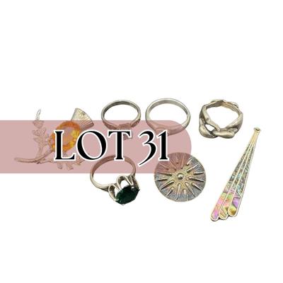 -31- SILVER | Miscellaneous Sterling Pieces | Marked