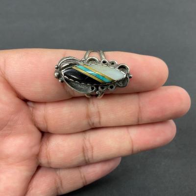 -32- NAVAJO | Artist Signed Sterling Ring | Marked Tommy