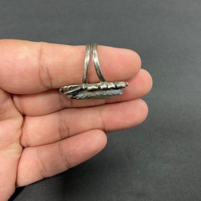 -32- NAVAJO | Artist Signed Sterling Ring | Marked Tommy