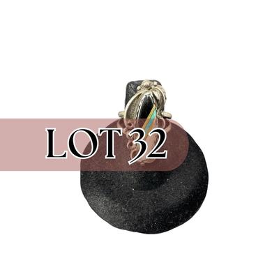 -32- NAVAJO | Artist Signed Sterling Ring | Marked Tommy