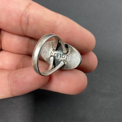 -33- NAVAJO | Artist Signed Sterling Ring | Marked