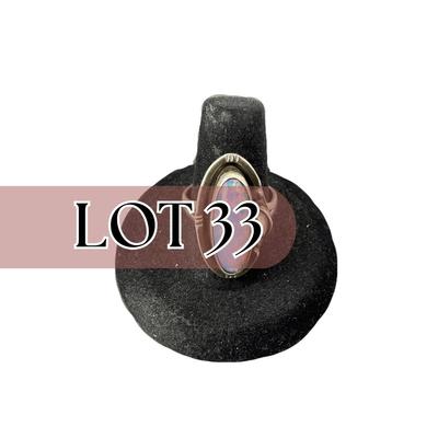 -33- NAVAJO | Artist Signed Sterling Ring | Marked
