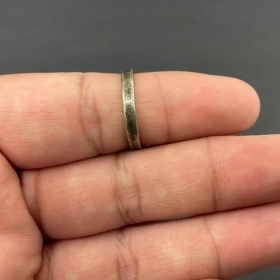 -34- NAVAJO | Artist Signed Sterling Ring | Marked Cortez H. K.W.