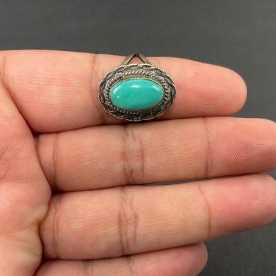 -34- NAVAJO | Artist Signed Sterling Ring | Marked Cortez H. K.W.