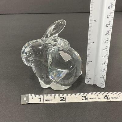 -42- FENTON | Glass Rabbit Figure | Marked