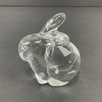 -42- FENTON | Glass Rabbit Figure | Marked