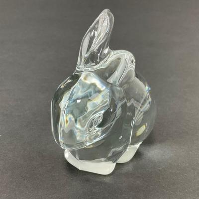 -42- FENTON | Glass Rabbit Figure | Marked