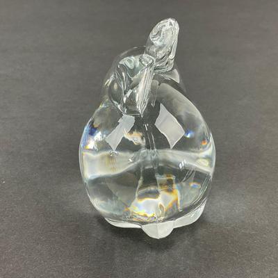 -42- FENTON | Glass Rabbit Figure | Marked
