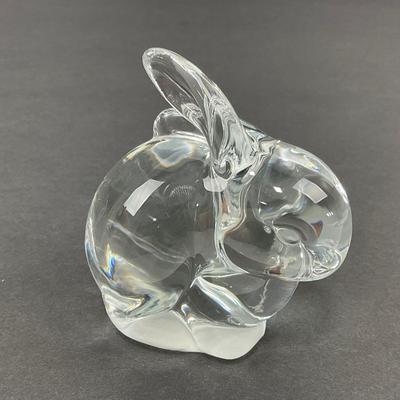 -42- FENTON | Glass Rabbit Figure | Marked