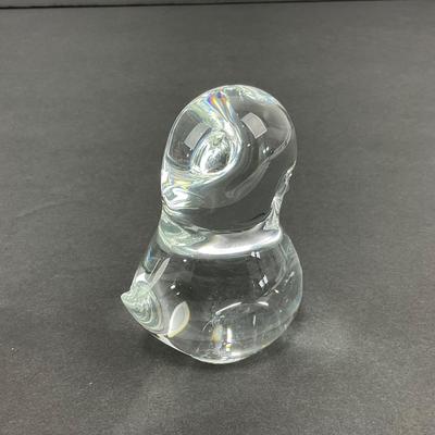 -43- GLASSWARE | Art Glass Baby Chick Figure