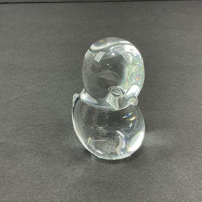 -43- GLASSWARE | Art Glass Baby Chick Figure