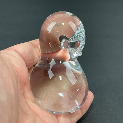 -43- GLASSWARE | Art Glass Baby Chick Figure