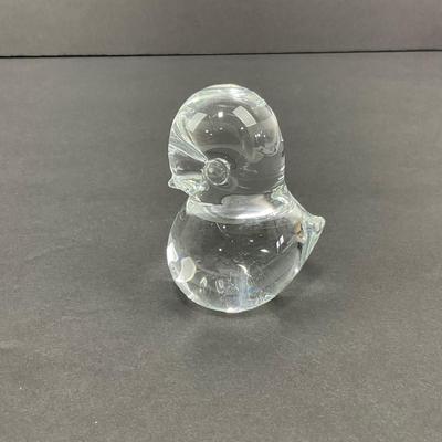-43- GLASSWARE | Art Glass Baby Chick Figure