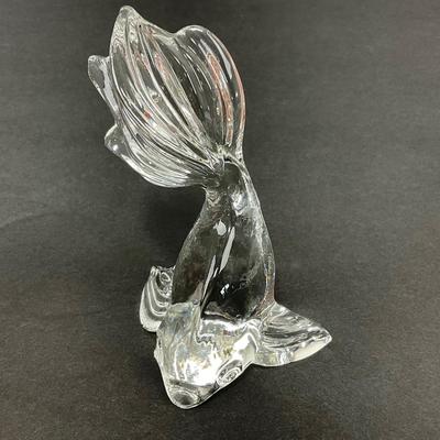 -44- GLASSWARE | Art Glass Gold Fish Figure