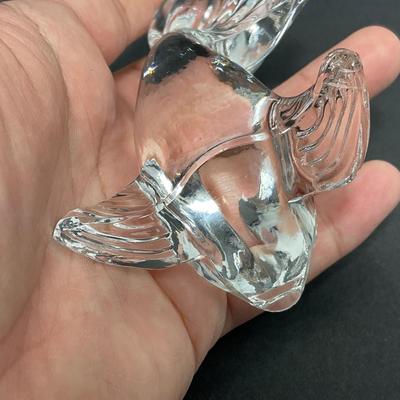 -44- GLASSWARE | Art Glass Gold Fish Figure