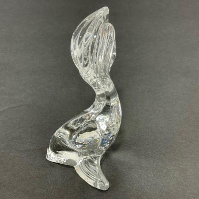 -44- GLASSWARE | Art Glass Gold Fish Figure