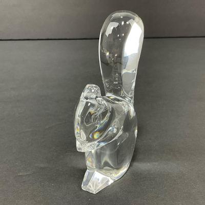 -45- BACCARAT | Crystal Squirrel Figure | Marked