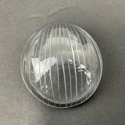-46- GLASSWARE | Art Glass Shell & Shell Perfume Bottle
