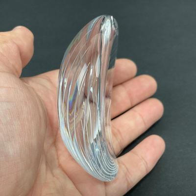 -46- GLASSWARE | Art Glass Shell & Shell Perfume Bottle