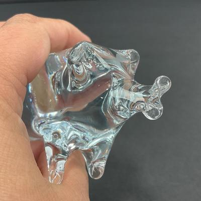 -48- GLASSWARE | Art Glass Pig Figure