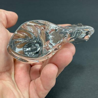 -49- VILLEROY & BOCH | Art Glass Rooster Figure | Marked
