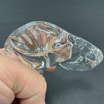 -49- VILLEROY & BOCH | Art Glass Rooster Figure | Marked