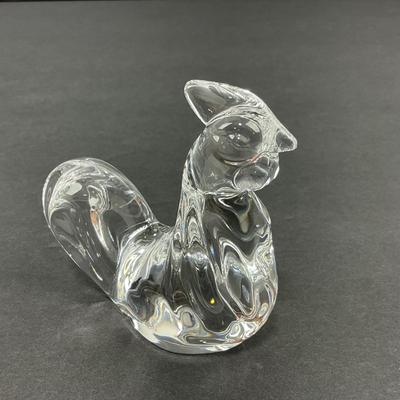 -49- VILLEROY & BOCH | Art Glass Rooster Figure | Marked