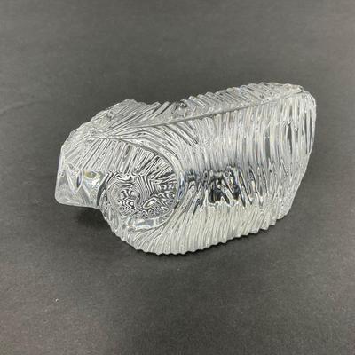 -50- WATERFORD | Crystal Ram Figure | Marked