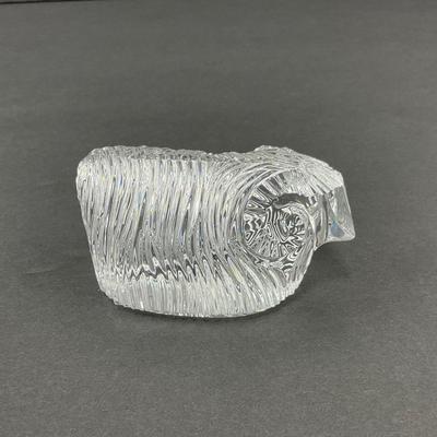 -50- WATERFORD | Crystal Ram Figure | Marked