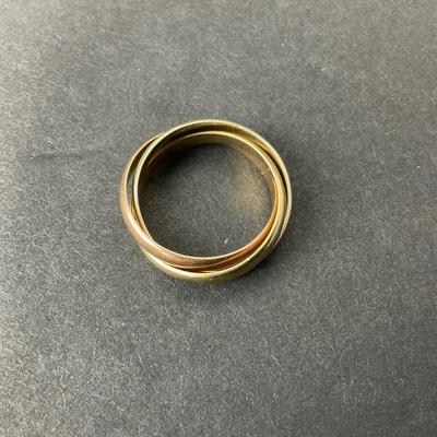 -52- GOLD | Tri Ring 375 (9KT Gold) Ring | Marked