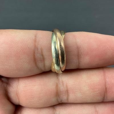 -52- GOLD | Tri Ring 375 (9KT Gold) Ring | Marked