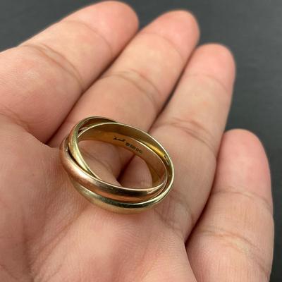 -52- GOLD | Tri Ring 375 (9KT Gold) Ring | Marked