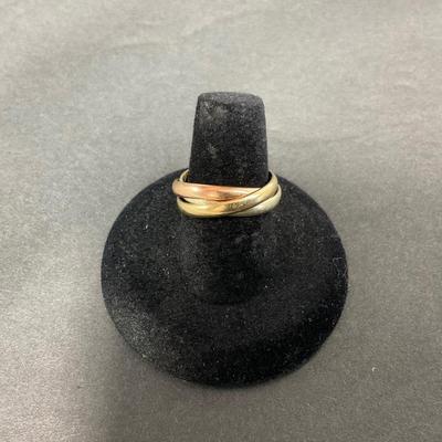 -52- GOLD | Tri Ring 375 (9KT Gold) Ring | Marked
