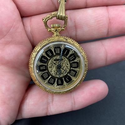 -54- WATCH | Comays 1/20 12K GF Chain & Pocket Watch