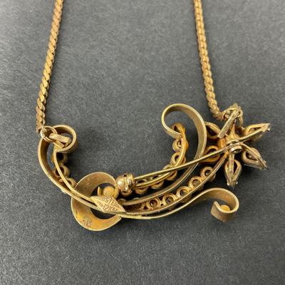 -55- JEWELRY | Luster Brooch Or Necklace 1/20 12K GF