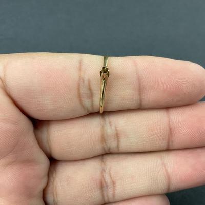 -58- GOLD | 14K Gold Ring Missing Stone | Marked
