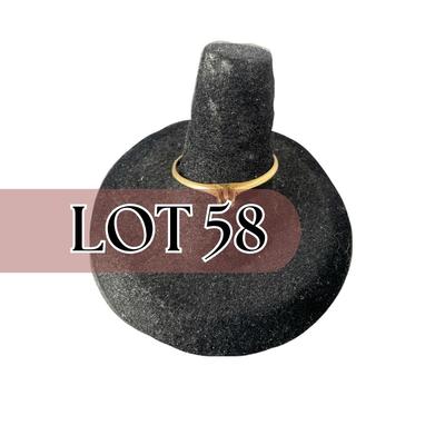 -58- GOLD | 14K Gold Ring Missing Stone | Marked
