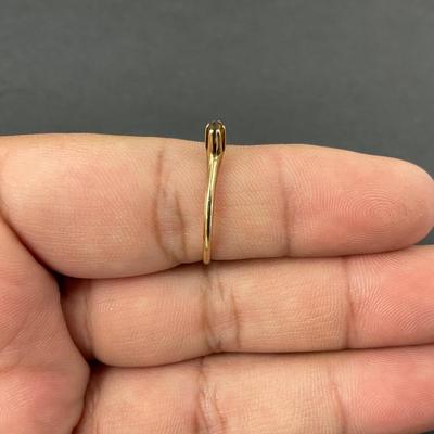 -58- GOLD | 14K Gold Ring Missing Stone | Marked