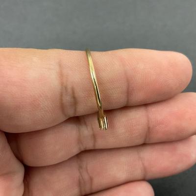 -58- GOLD | 14K Gold Ring Missing Stone | Marked