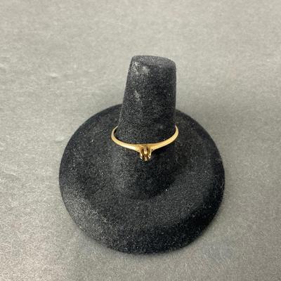 -58- GOLD | 14K Gold Ring Missing Stone | Marked