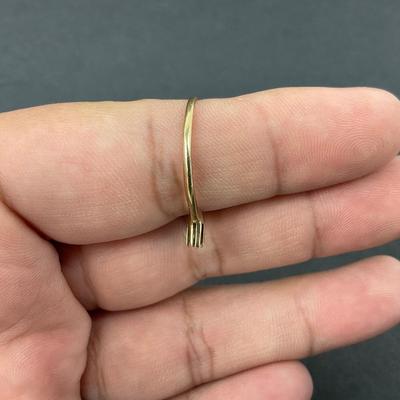 -58- GOLD | 14K Gold Ring Missing Stone | Marked