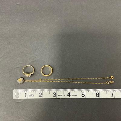 -59- GOLD FILLED | Miscellaneous Lot Of Gold Filled Pieces