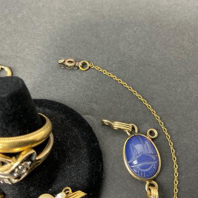-59- GOLD FILLED | Miscellaneous Lot Of Gold Filled Pieces