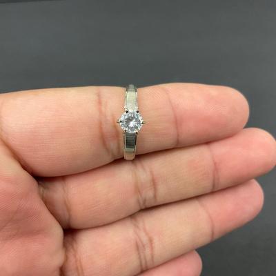 -61- GOLD | 14K Gold & Diamond Ring | Marked