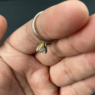 -61- GOLD | 14K Gold & Diamond Ring | Marked