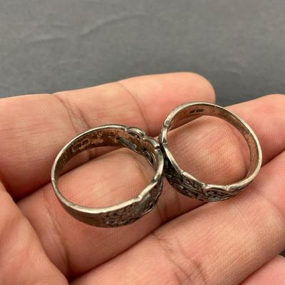-63- SILVER | Assortment Of Sterling Silver Rings | Marked