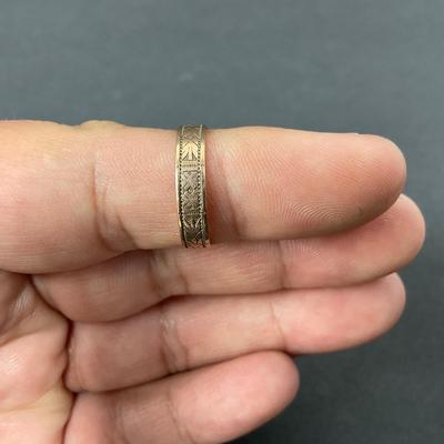 -68- COSTUME | Rose Colored Metal Bracelet & Ring