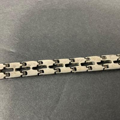 -70- COSTUME | Metal & Turquoise Type Of Stone Bracelet