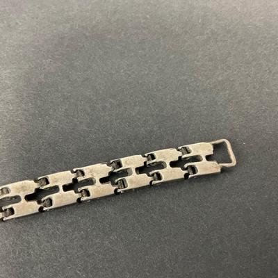 -70- COSTUME | Metal & Turquoise Type Of Stone Bracelet